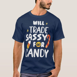 Will tauschen Sassy für Candy Funny Matching Hallo T-Shirt