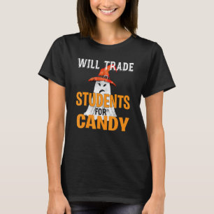 Will tauschen Studenten Candy Teacher Halloween Co T-Shirt