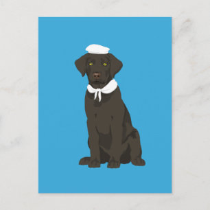 Will the Brown Labrador Retriever Postkarte