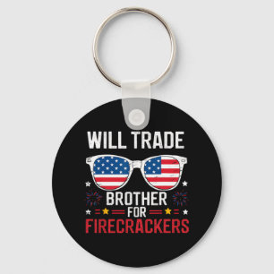 Will Trade Brother für Firecracker Funny 4. J Schlüsselanhänger