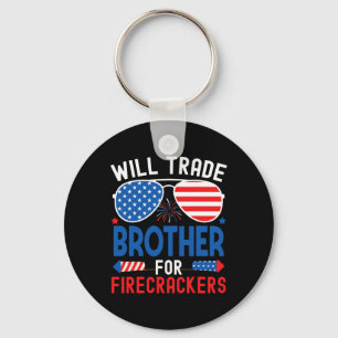 Will Trade Brother für Firecracker Funny 4. J Schlüsselanhänger