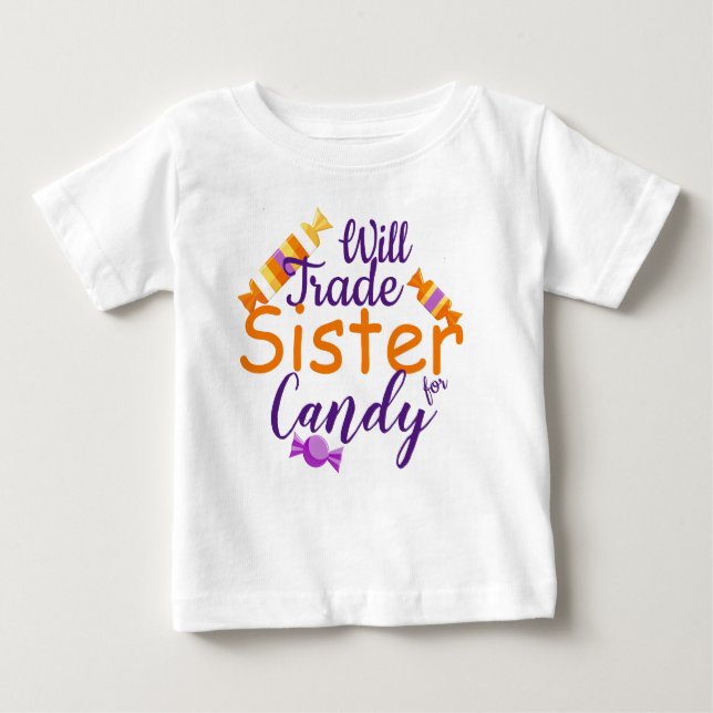 Will Trade Sister Baby T-shirt (Vorderseite)