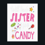 Will Trade Sister Candy Happy Ostertag Geschenk Flyer<br><div class="desc">Will Trade Sister Candy Happy Ostertag Geschenk</div>