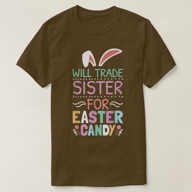 Will Trade Sister für Osterkandy Kids Boys T-Shirt (Design vorne)