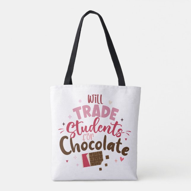 Will Trade Students for Chocolate Funny Valentine (Rückseite)