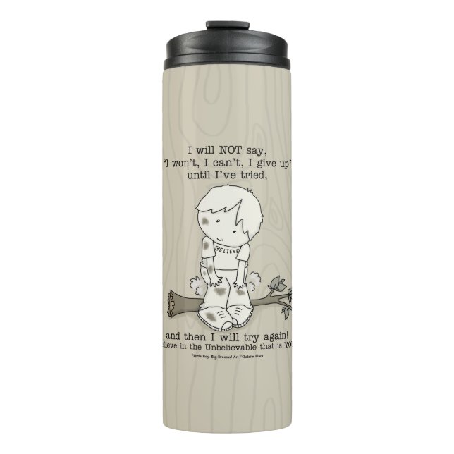 Will wieder versuchen thermosbecher (Vorderseite)