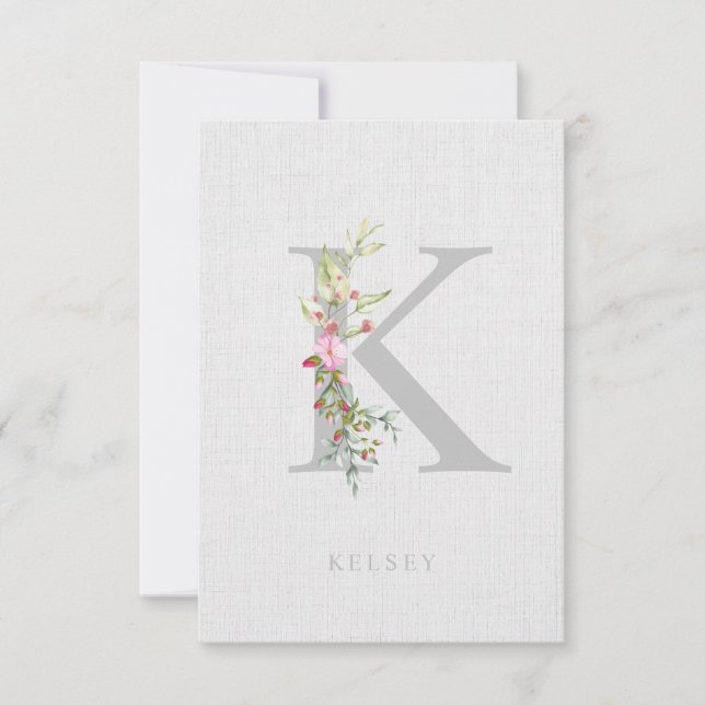 Will You Be My Junior Bridesmaid Delicate Initial (Vorderseite)