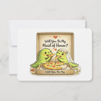 Will you be my maid of honor bridal party proposal einladung