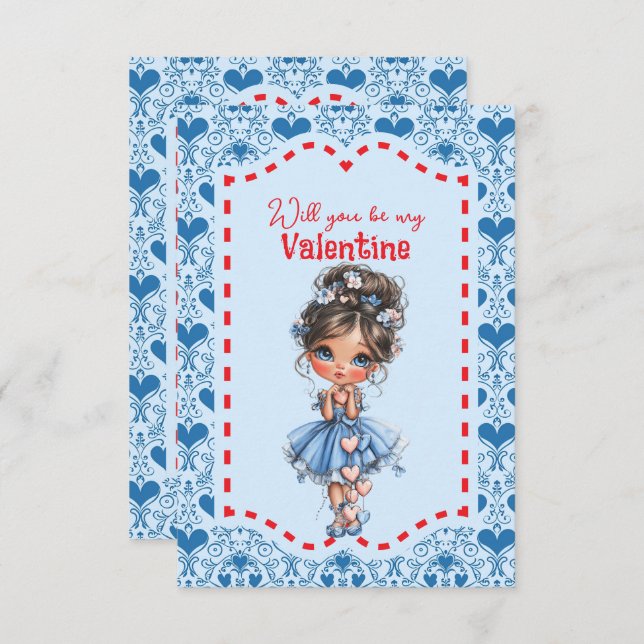 Will You Be My Valentine Teen  (Vorne/Hinten)