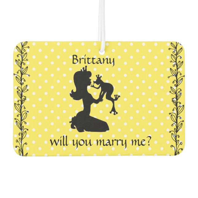Will You Marry Me Autolufterfrischer (Vorderseite)