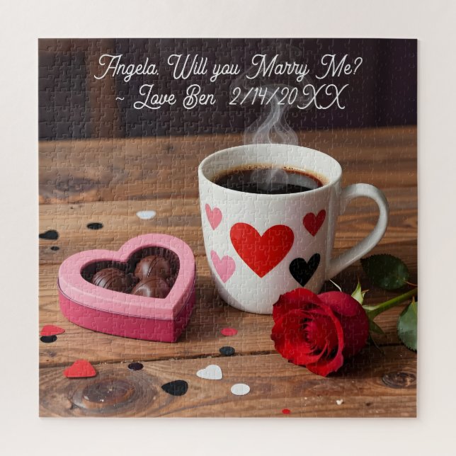 Will You Marry Me? Valentine's Day Proposal Puzzle (Vertikal)