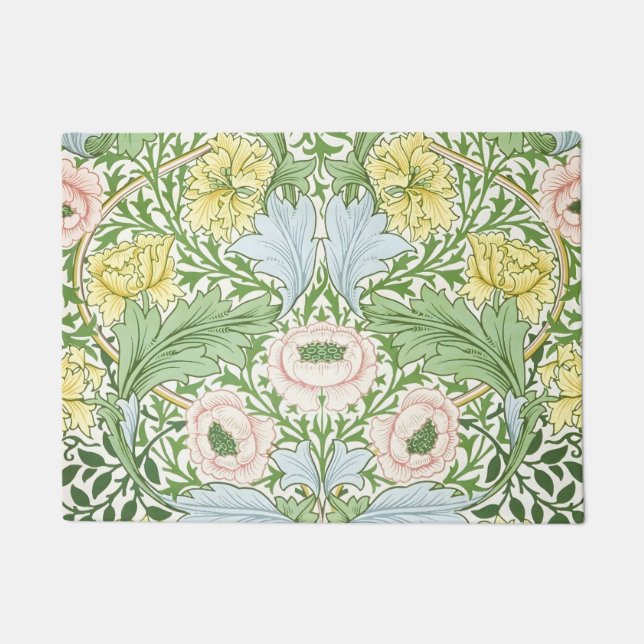 Willam Morris Myrtle Garden Floral Classic Fußmatte (Vorderseite)