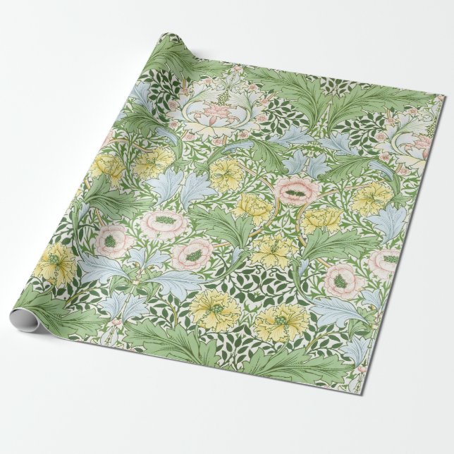 Willam Morris Myrtle Garden Floral Classic Geschenkpapier (Ungerollt)