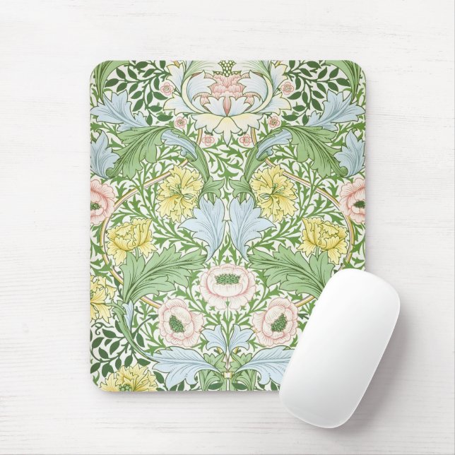 Willam Morris Myrtle Garden Floral Classic Mousepad (Mit Mouse)