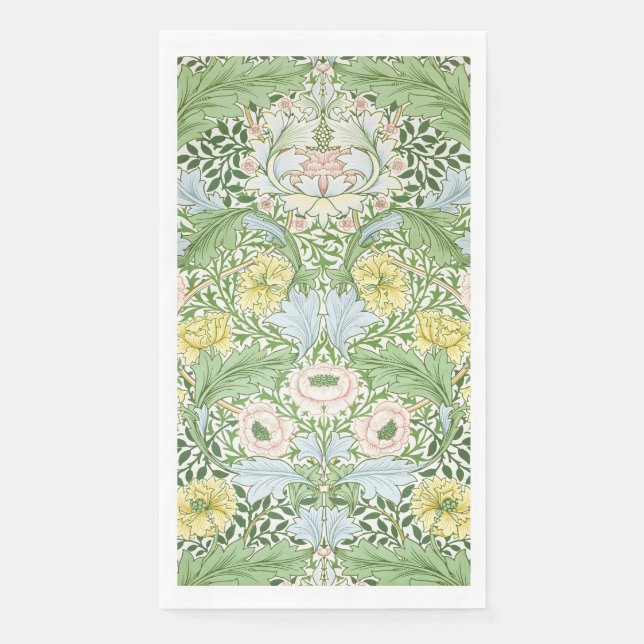 Willam Morris Myrtle Garden Floral Classic Serviette (Vorderseite)