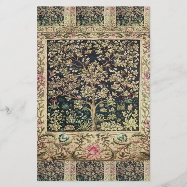 Willam Morris schöne Designs und Kreationen, Vint Briefpapier (Vorderseite)