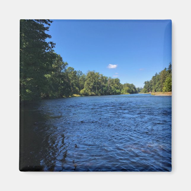 Willamette River, Elijah Bristow Staat Park, OR Magnet (Vorne)