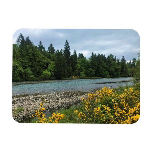 Willamette River, Elijah Bristow Staat Park, OR Magnet (Horizontal)