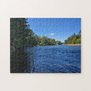 Willamette River, Elijah Bristow Staat Park, OR Puzzle