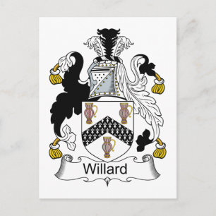 Willard Familienwappen Postkarte