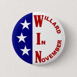 Willard im November mit Sternen Button