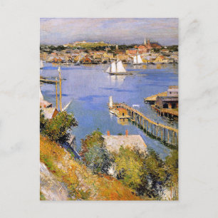 Willard Metcalf, Gloucester Hafen Sonne, Postkarte