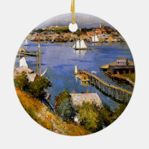 Willard Metcalf Gloucester Harbour Keramikornament