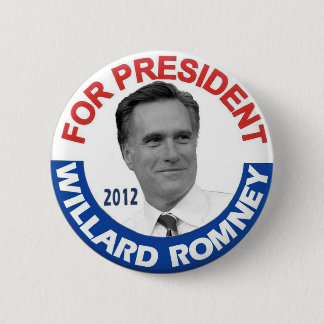 Willard "Mitt" Romney 2012 Button
