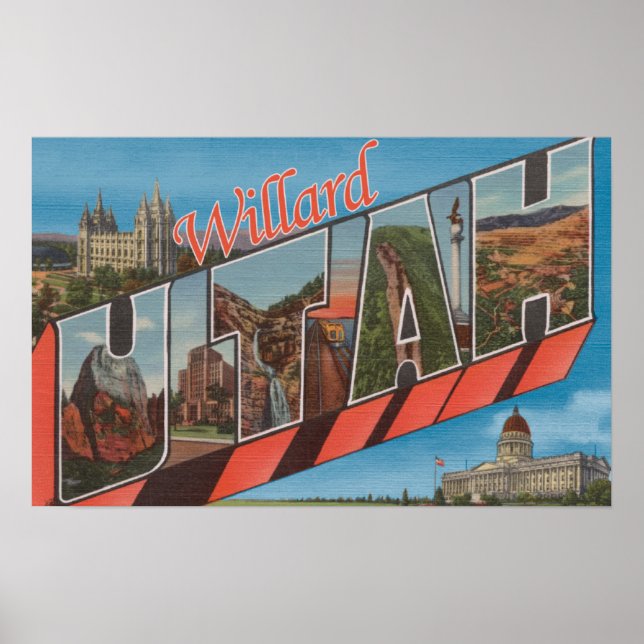 Willard, UtahLarge Letter ScenesWillard, UT Poster (Vorne)