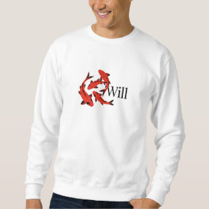Wille – Japanisches Koi-Symbol des inneren Antrieb Sweatshirt
