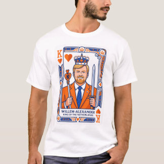 Willem-Alexander Spielkarte - Herzkönig Könige T-Shirt