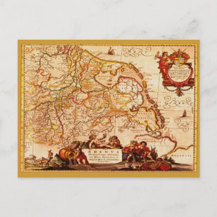 Willem Blaeu Alte Rheinlande Karte Historische Pos