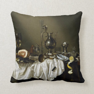 Willem Claesz Heda Banquet Piece mit Ham Kissen