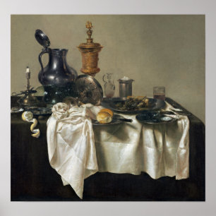 Willem Claesz Heda Banquet Piece mit Mince Pie Poster