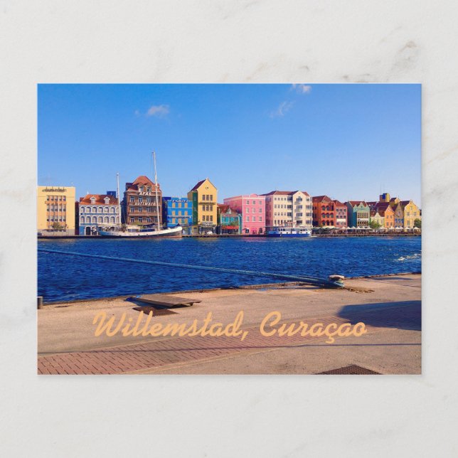 Willemstad, Curaçao Postkarte (Vorderseite)
