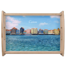 Willemstad, Curacao Town Serviertablett