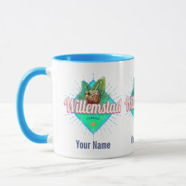 Willemstad Curacao Urlaub Vintag Karibik Tasse