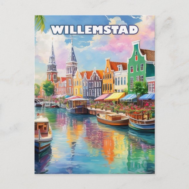 Willemstad Postkarte (Vorderseite)