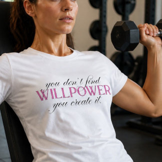 Willenskraft-Tee Tri-Blend Shirt
