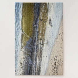 Willet Duo auf Dauphin Island, Alabama Puzzle