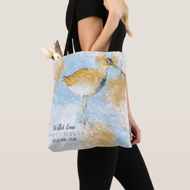 Willet Shorebird Vacacation House Tote Bag (Von Nahem)