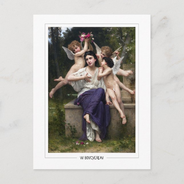 William-Adolphe Bouguereau #155 - Fine Art Postkarte (Vorderseite)