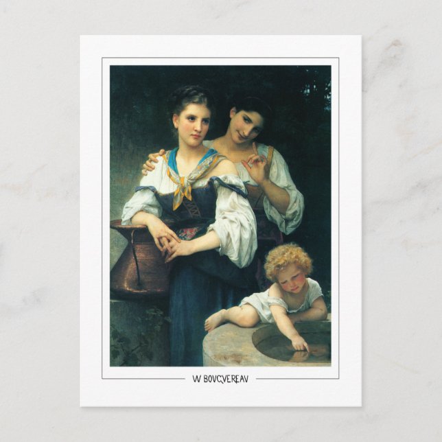 William-Adolphe Bouguereau #15 - Fine Art Postkarte (Vorderseite)