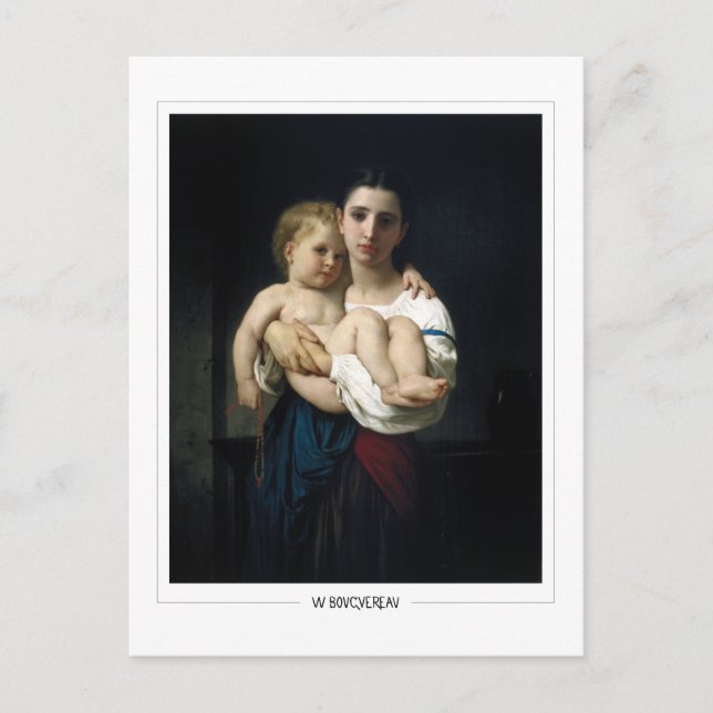 William-Adolphe Bouguereau #6 - Fine Art Postkarte (Vorderseite)