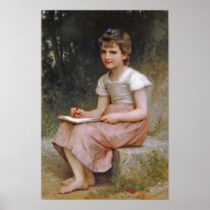William-Adolphe Bouguereau-A, der 1896 nennt Poster