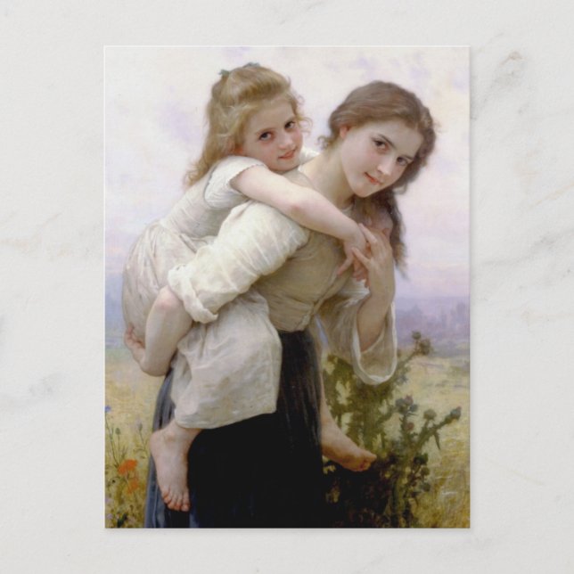William Adolphe Bouguereau Art Postkarte (Vorderseite)
