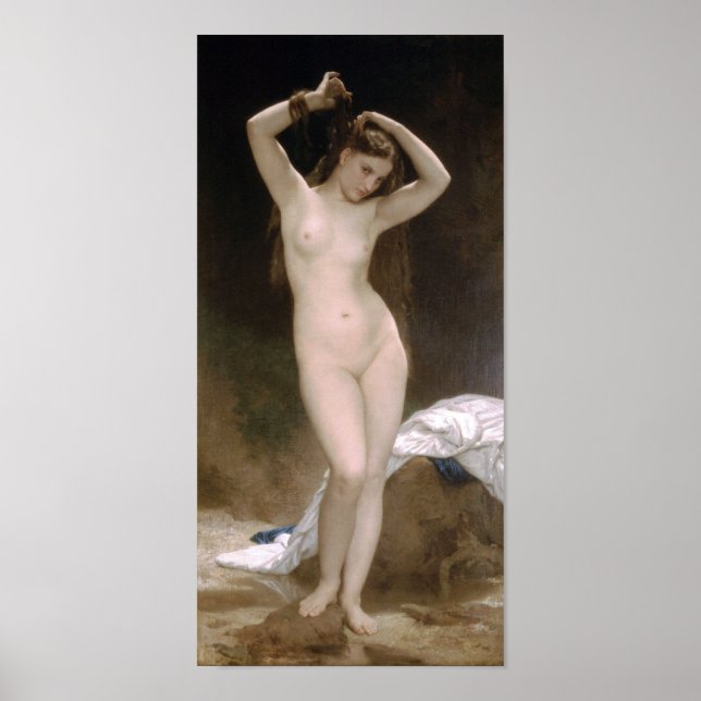 William-Adolphe Bouguereau-Bather Poster (Vorne)