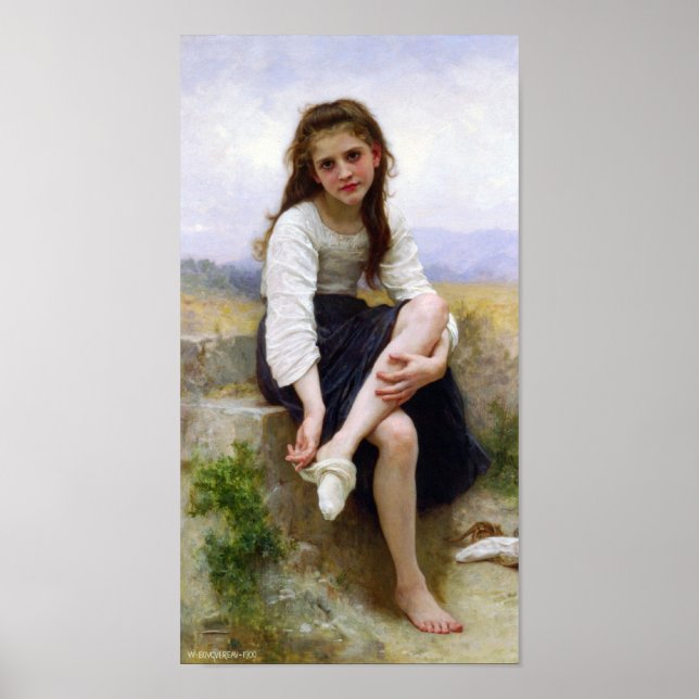 William-Adolphe Bouguereau-Before Poster (Vorne)