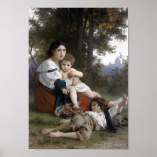 William-Adolphe Bouguereau-Erholung Poster