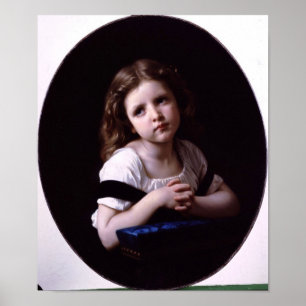 William-Adolphe Bouguereau-The Prayer Poster